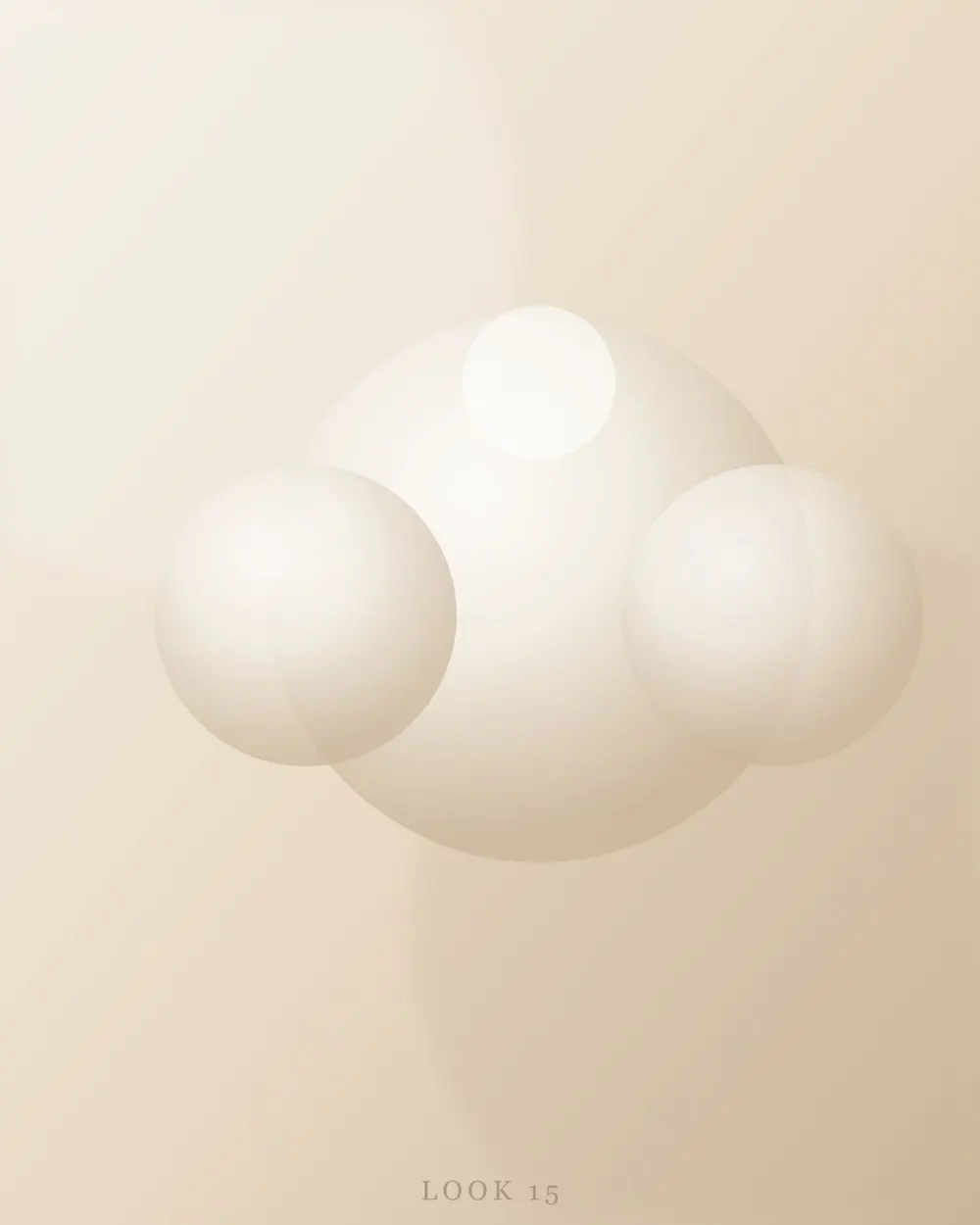 Layered pearl necklace